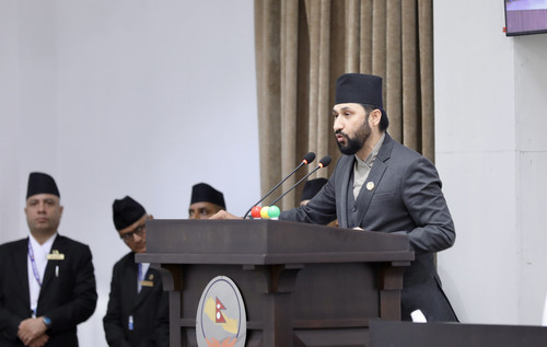 Rabi Lamichhane calls for maintaining national unity in times of disaster