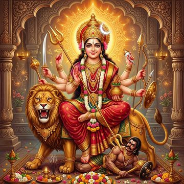श्री दुर्गा चालीसा — नमो नमो दुर्गे सुख करनी, सम्पूर्ण पाठ
