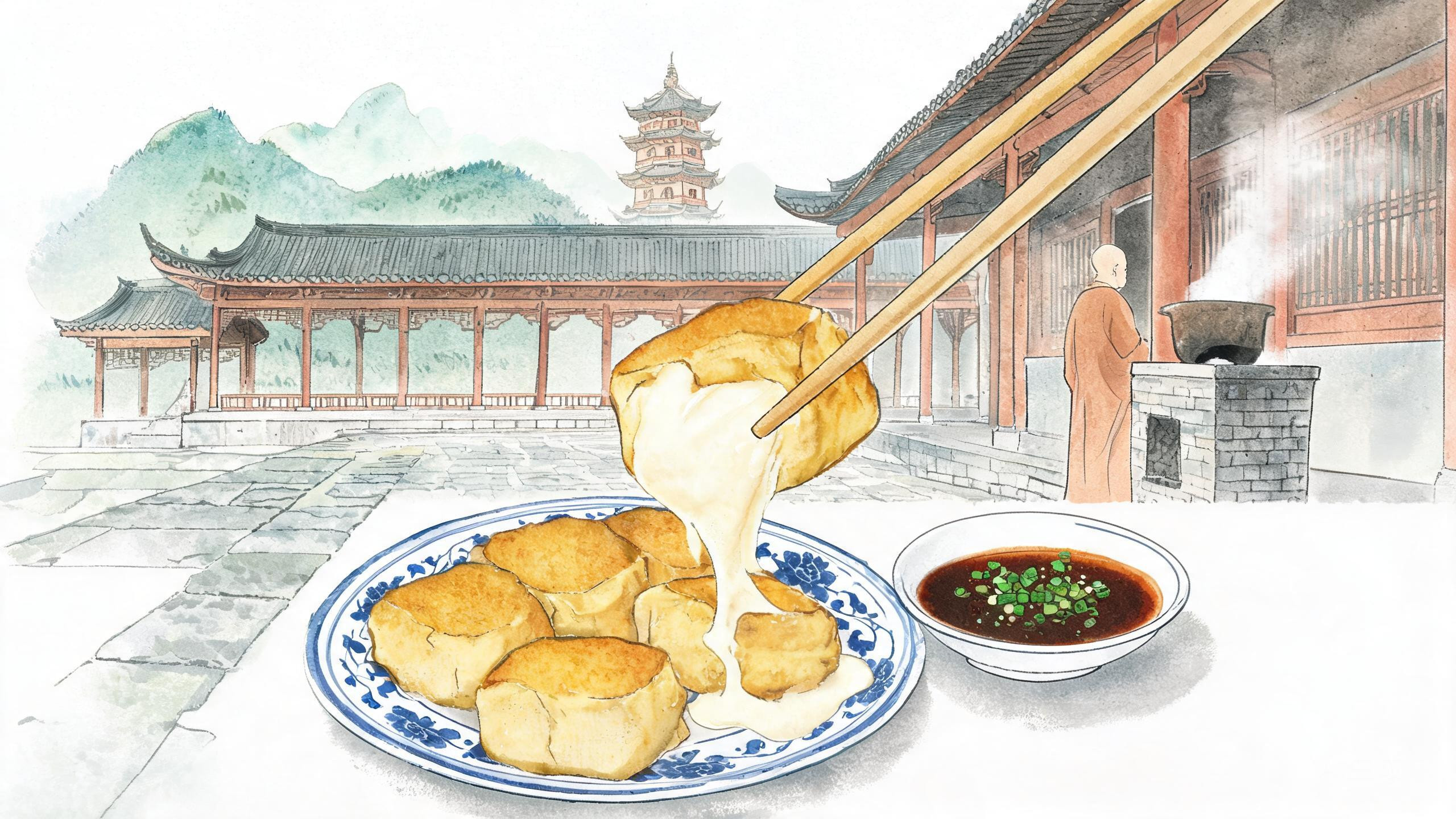 云南保山金鸡口袋豆腐