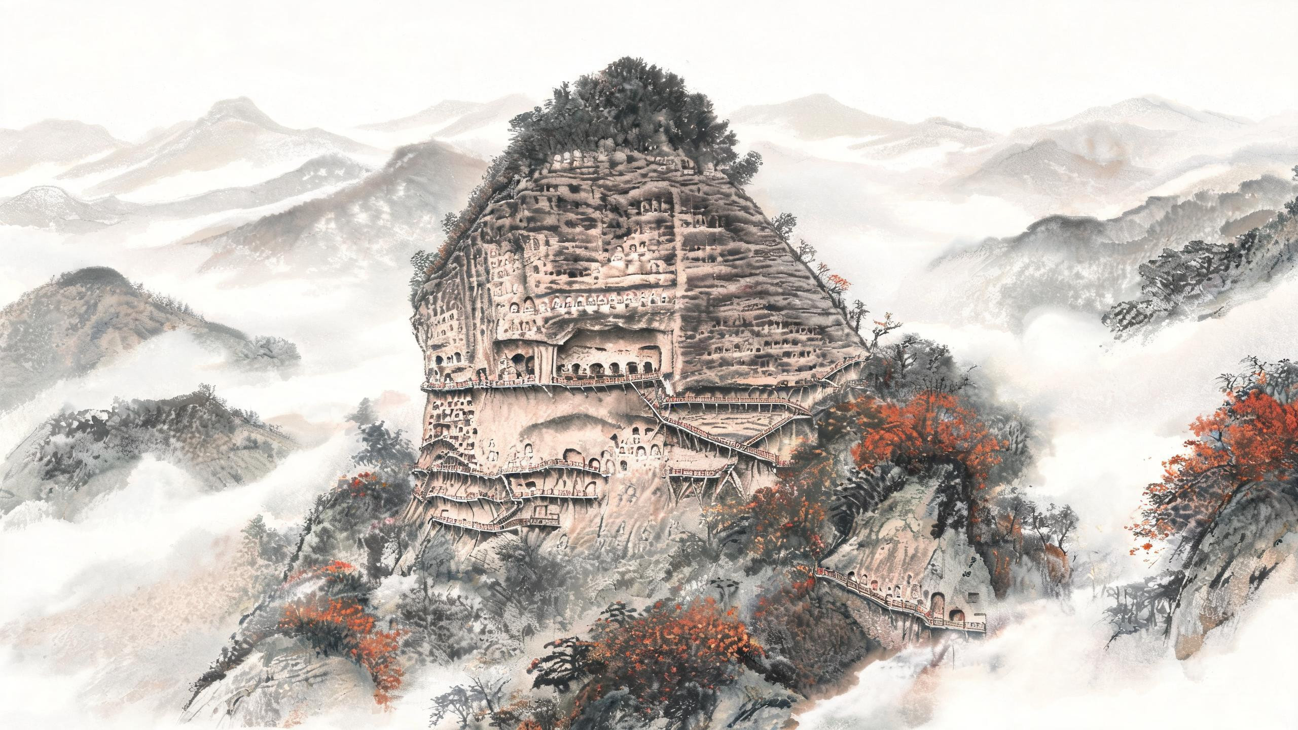 麦积山