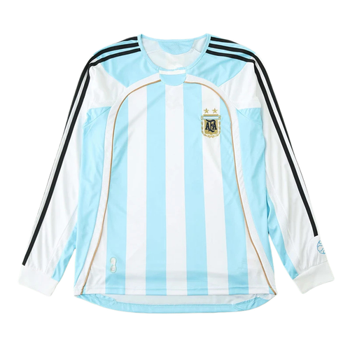 2006 season Argentina home Long sleeved retro Fan version 副本.png