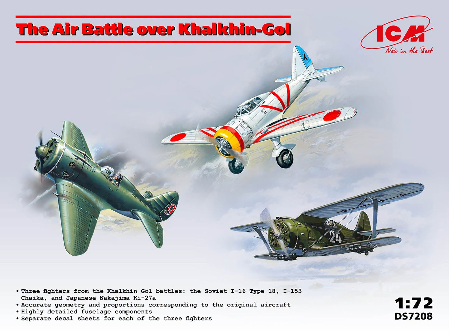 ICM plastic model kits : coffret 3 kits Bataille de Khalkhin Gol