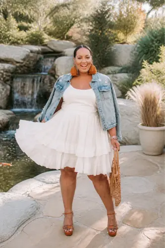 plus size date night outfits over 40 12 romantic layered white dress look 12 1791469698.4