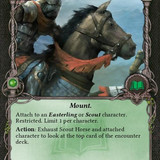 Scout Horse Front Face