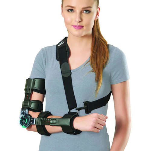 Adjustable Elbow Support Brace with ROM Dial Available at SurgiNatal.1