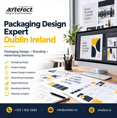 Product packaging often influences buying decisions. A Packaging Design Expert Dublin Ireland companies choose can make a difference. Attractive packaging captures attention from the start. From there, customer interest can grow. A strong design reflects the brand identity. It also highlights product value clearly. Every element should work together. This creates a more cohesive brand experience. Artefact develops packaging with creativity and purpose. Visual appeal remains an important factor. At the same time, clarity supports customer understanding. The right balance can strengthen brand perception. Good packaging supports more than product presentation. It helps brands stand out. Spotting them in a crowded market becomes easy. Developing familiarity over time is possible through consistent designs. That is why thoughtful packaging remains so valuable. Visit: https://artefact.ie/our-services/packaging-design/