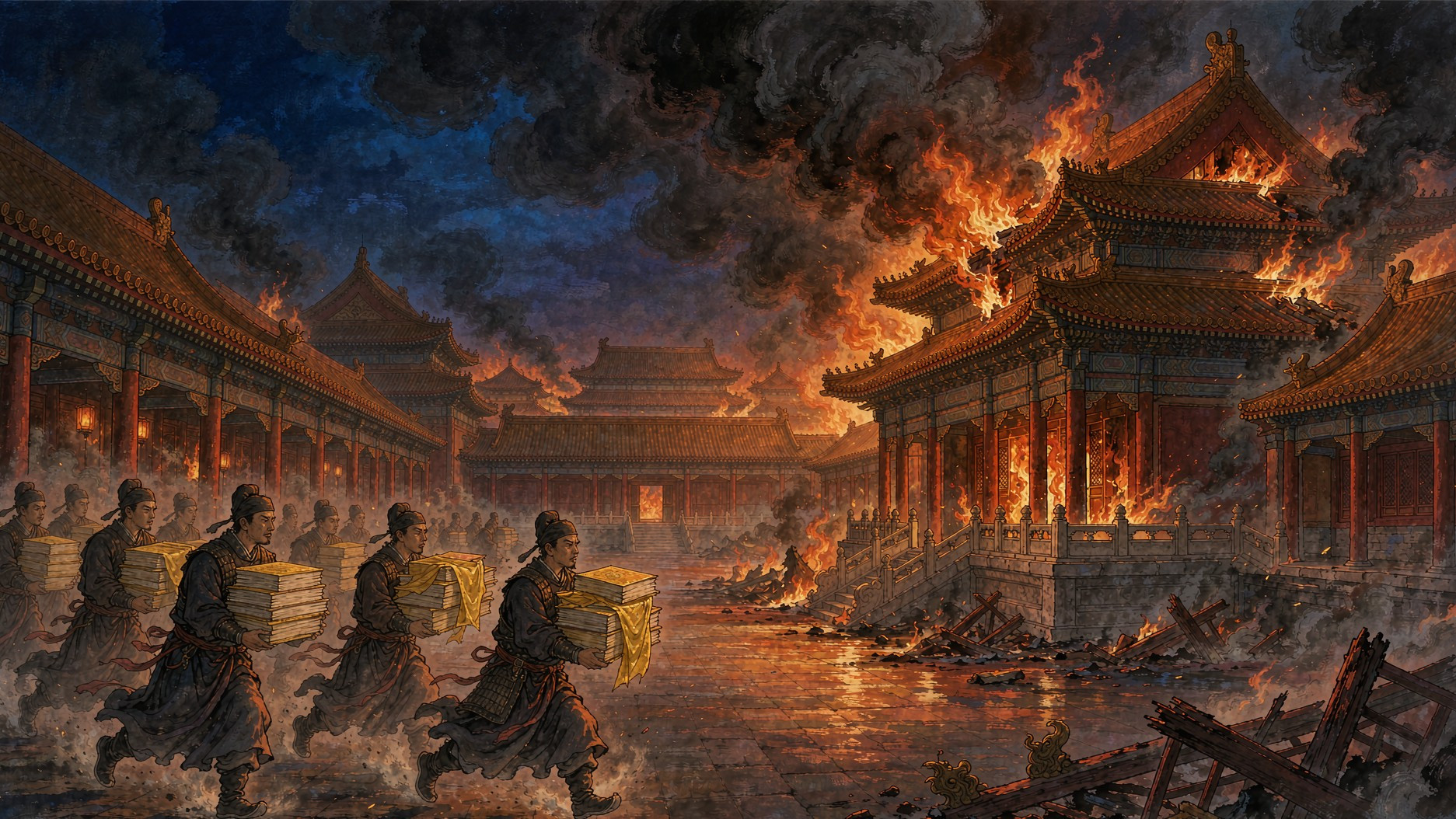 永乐大典·紫禁城大火之夜