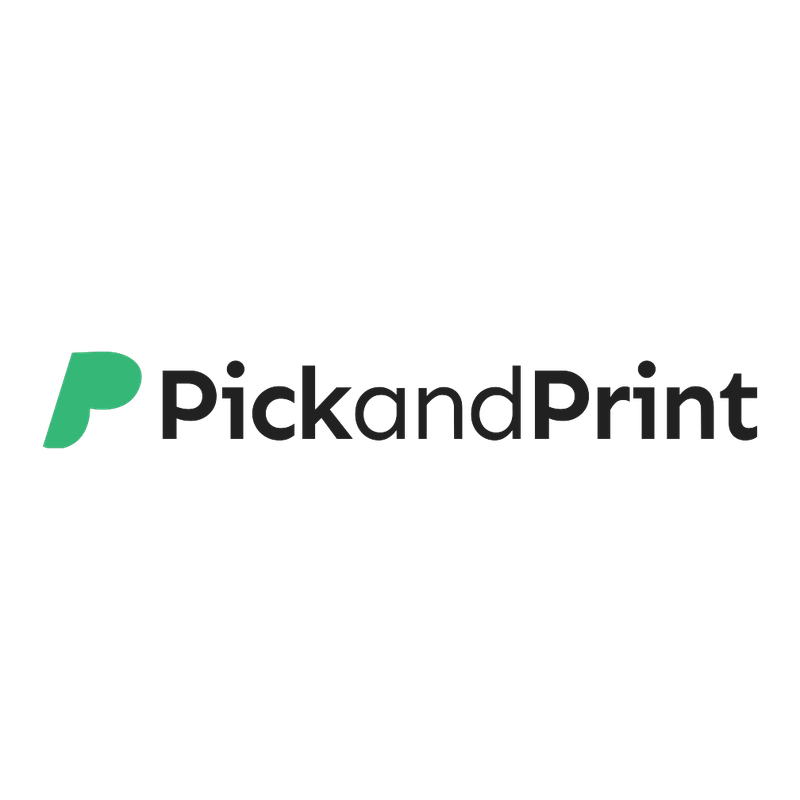 Pick and Print logo