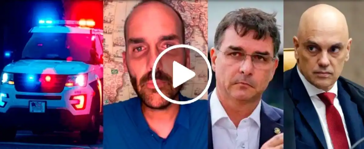 VÍDEO: INTERPOL ACIONADA PRA PRENDER EDUARDO BOLSONARO E FLÁVIO CONFIRMA PLANO DE GOLPE E DITADURA!!