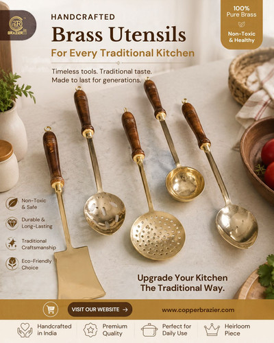 Buy Pure Brass Kadchi Set of 5 – Mango Wood Handles & Gold Finish.jpg
