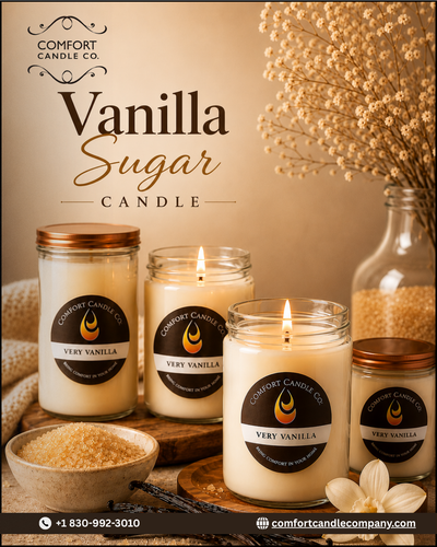 The aroma of freshly baked cookies drifting through the air, that’s the kind of freshness Comfort Candle Company captures in their beloved Vanilla sugar candle. With notes of creamy vanilla and sweet sugar, this candle instantly warms up any room, wrapping it in the nostalgic charm of home. Each candle is crafted using an eco-friendly soy wax blend and all-cotton wicks for a longer, cleaner burn. No dyes, no additives; just pure, consistent fragrance that looks as good as it smells. Powered by modern candle-making technology, this Company ensures every candle delivers lasting quality and irresistible coziness. Visit: https://comfortcandlecompany.com/products/very-vanilla-sugar-candle