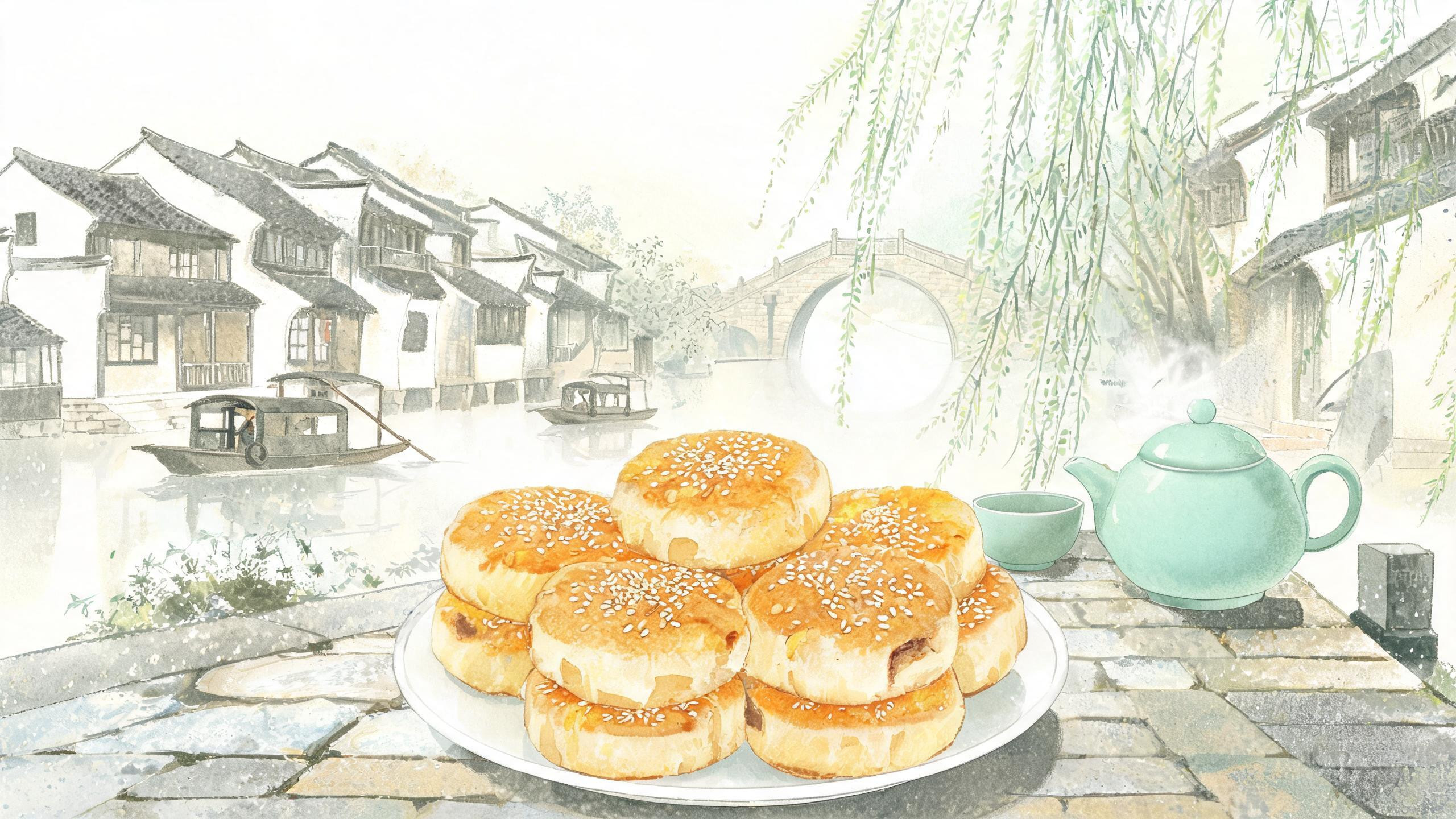 浙江乌镇姑嫂饼