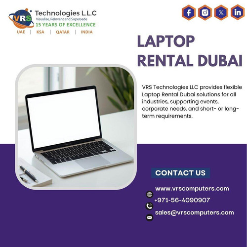 Get dependable laptops for meetings, training, events, and temporary projects with Laptop Rental from VRS Technologies LLC. Choose flexible rental options and professional support for your business needs across Dubai. Contact +971564090907.

Visit us: https://www.vrscomputers.com/computer-rentals/laptop-rentals-in-dubai

#laptoprental #laptoprentaldubai #laptopsforrent #rentalaptop #laptoprentalindubai #laptoponrent #laptopforrentindubai