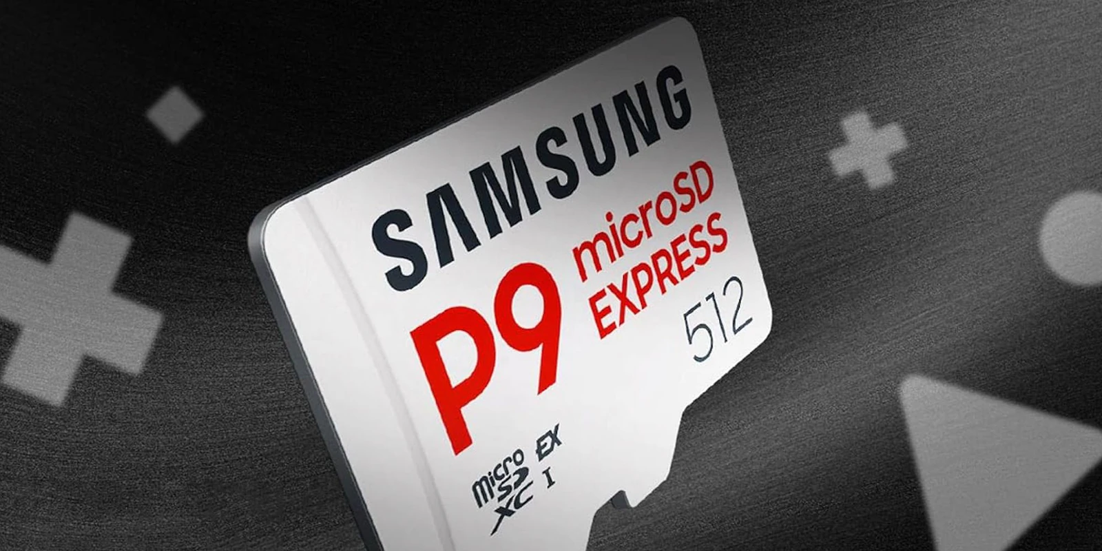 A close up of a memory card