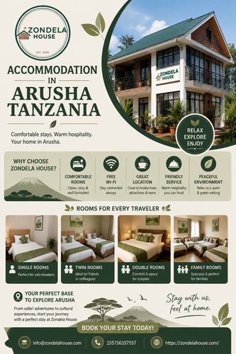 0 views Accommodation in Arusha Tanzania | Stay at Zondela House.png
