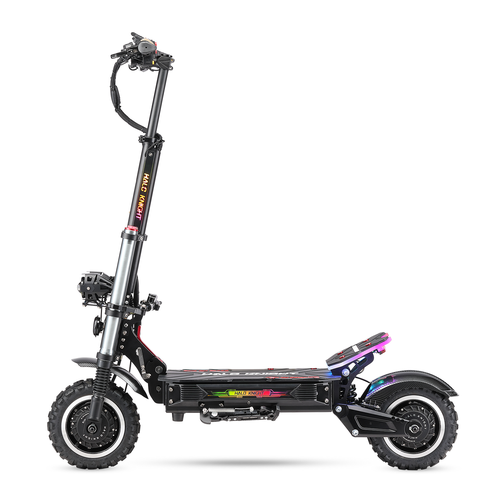 Elscooter Halo Knight T107 Pro, 11", dubbla 3000W motorer, 60V 38.4Ah batteri