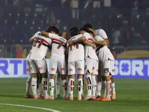 ESCALAÇÃO DIVULGADA! São Paulo pronto para enfrentar Internacional no Morumbis