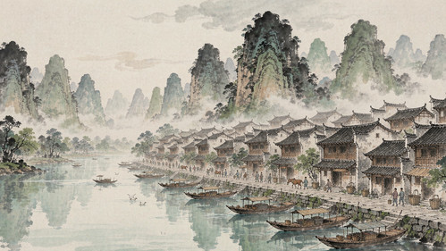 广西大圩古镇