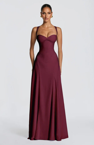 revalline irie maxi dress womens elegant maxi dress front view.jpg