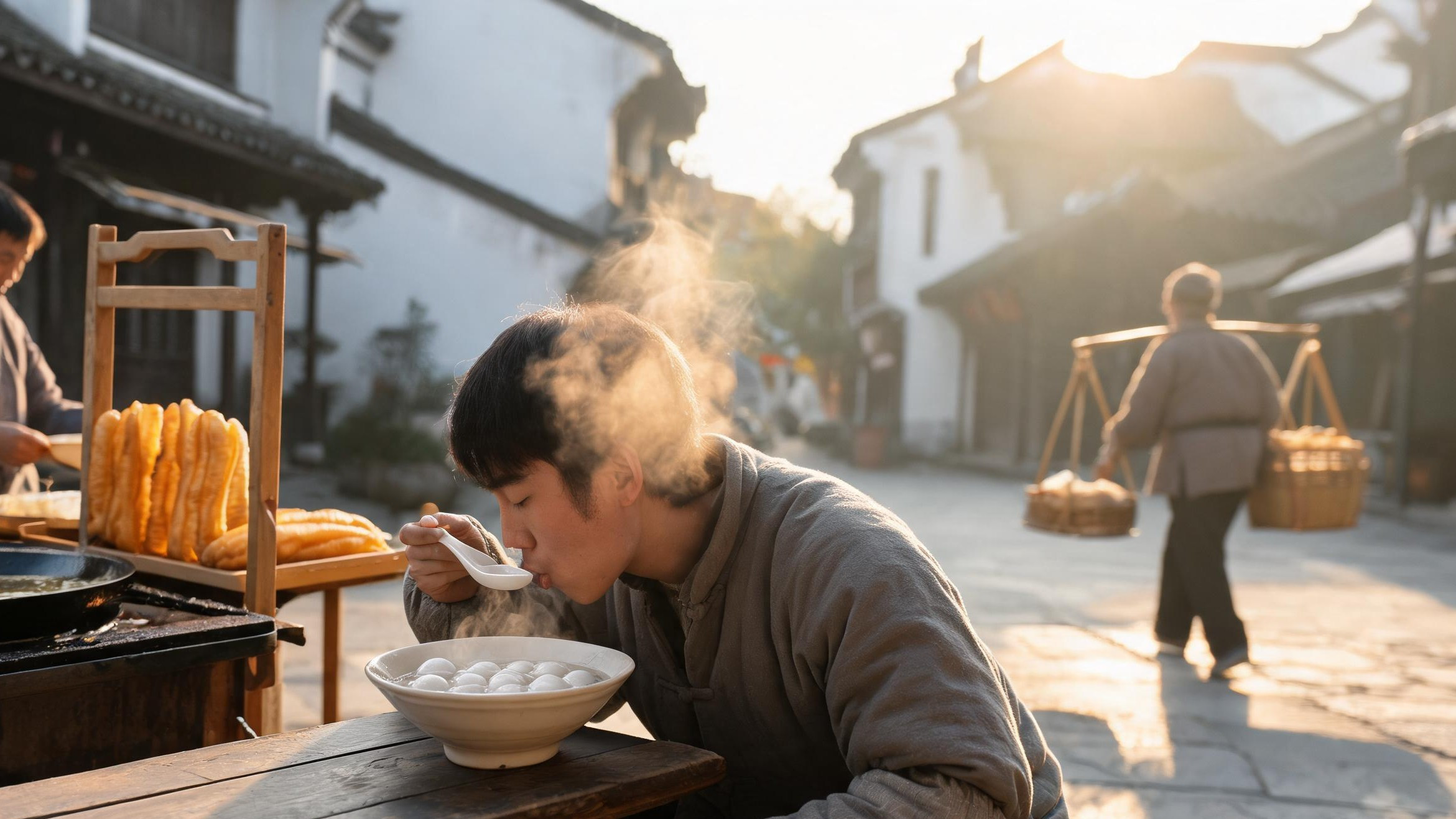 缸鸭狗汤圆·食俗