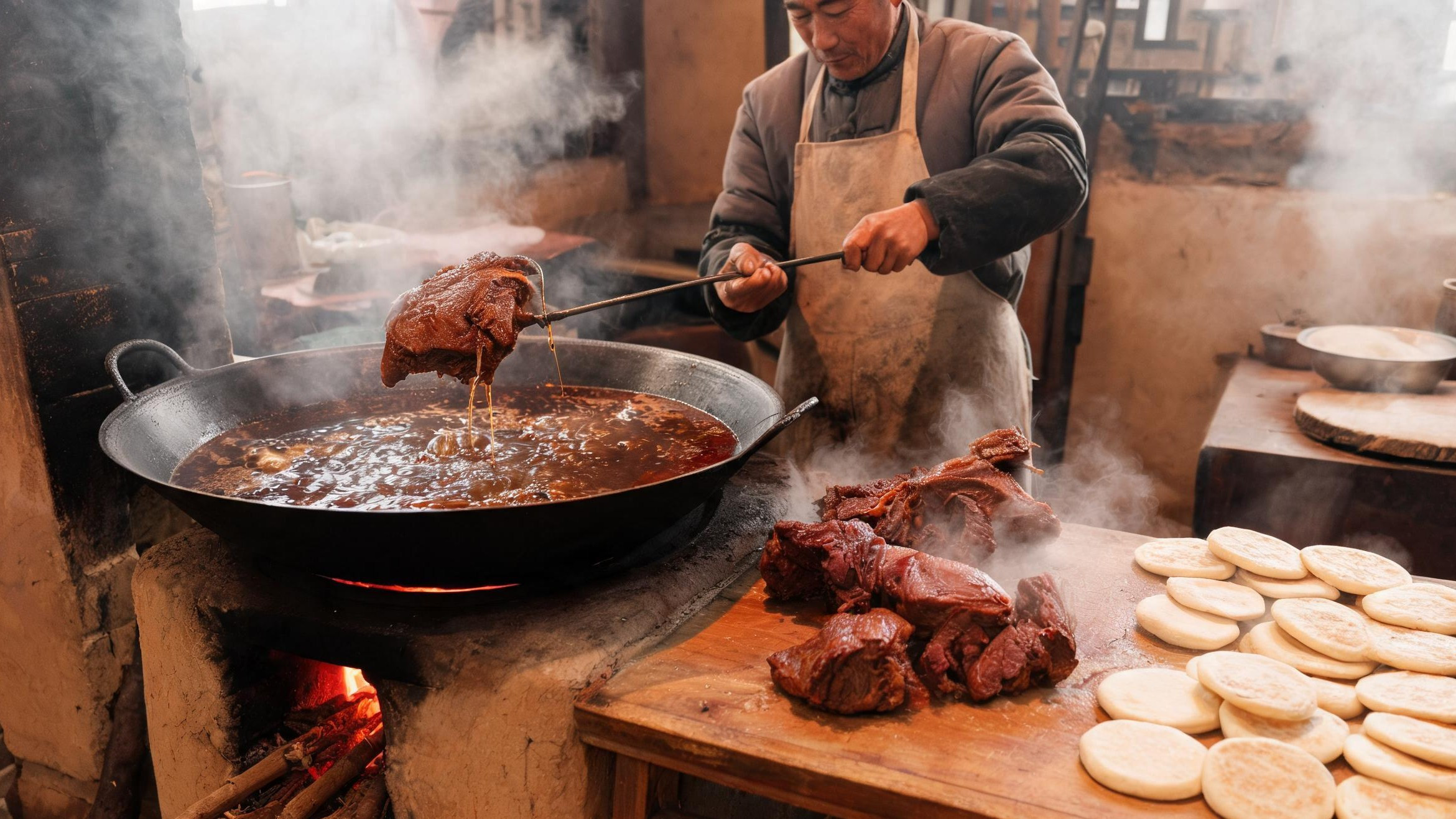 河间驴肉火烧·工艺