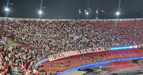 Protesto silencioso marca retorno do São Paulo ao Morumbi após eliminação na Sul-Americana
