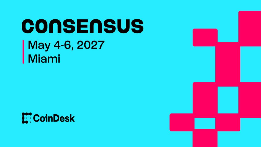 Consensus 2027 CoinDesk Miami Beach Website Hero Screenshot