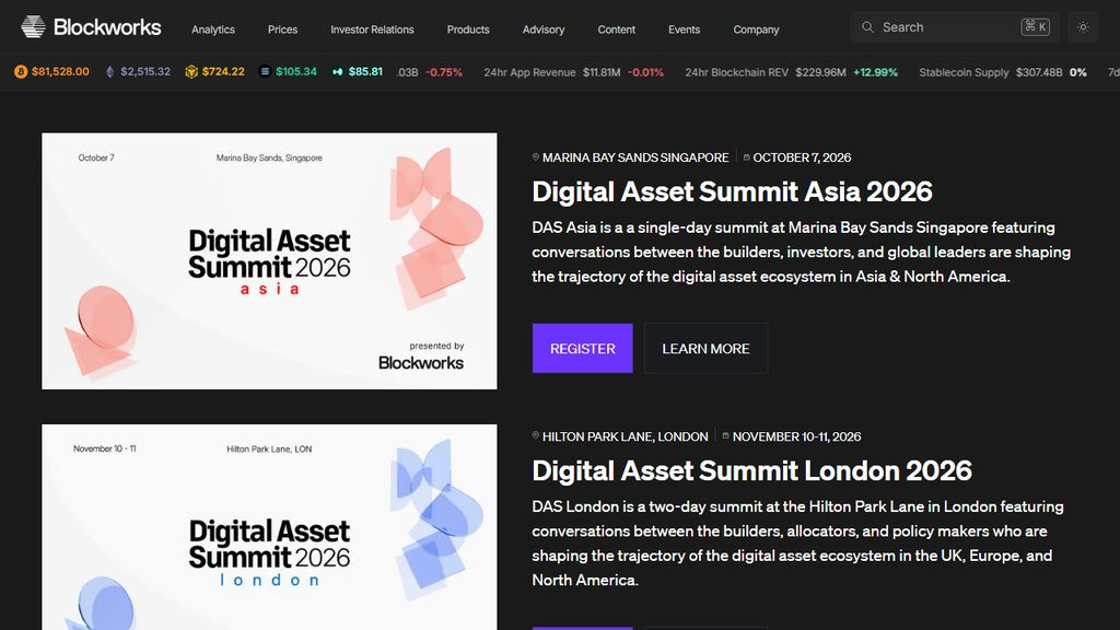 Blockworks Permissionless 2027 Website Hero Screenshot