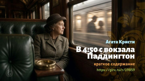 Читать краткий пересказ книги Агаты Кристи «В 4:50 с вокзала Паддингтон». Агата Кристи: «В 4:50 с во.jpg