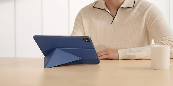 A person using a tablet