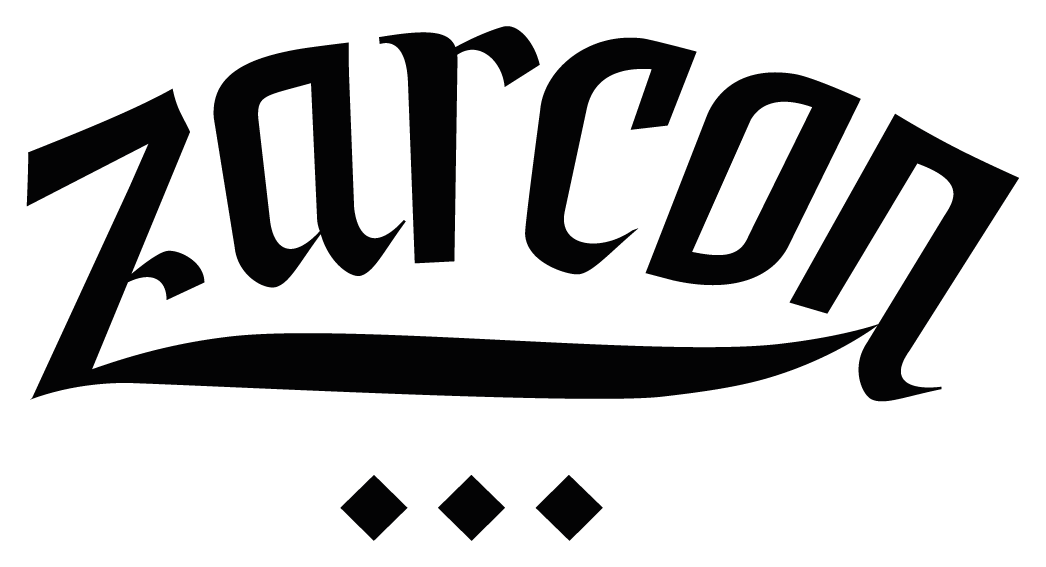Logo da Zarcon, marca de pratos de bateria