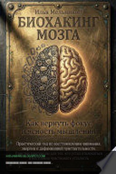 Обложка книги «Биохакинг мозга: Как вернуть фокус и ясность мышления» - Илья Мельникoff