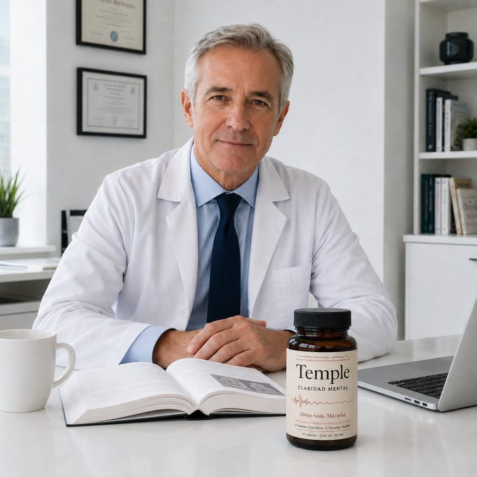 Médico recomendando TEMPLE