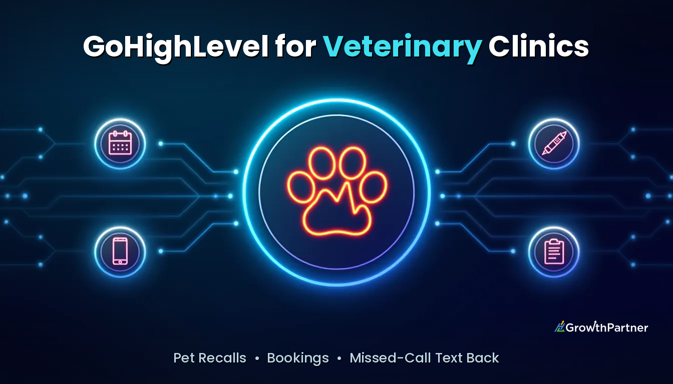 GoHighLevel for Veterinary Clinics: Setup Guide (2026) — HL Growth Partner, Dr Priya Jaganathan