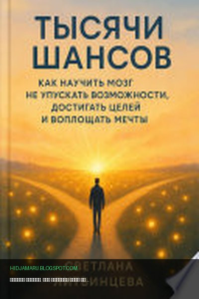 Обложка книги «Тысячи шансов. Как научить мозг не упускать возможности, достигать целей и воплощать мечты.» - Светлана Литвинцева