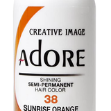 Adore Semi Permanent Hair Color 38 Sunrise Orange