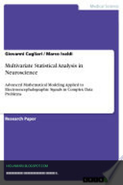 Обложка книги «Многомерный статистический анализ в нейронауке» - Giovanni Cugliari, Marco Ivaldi