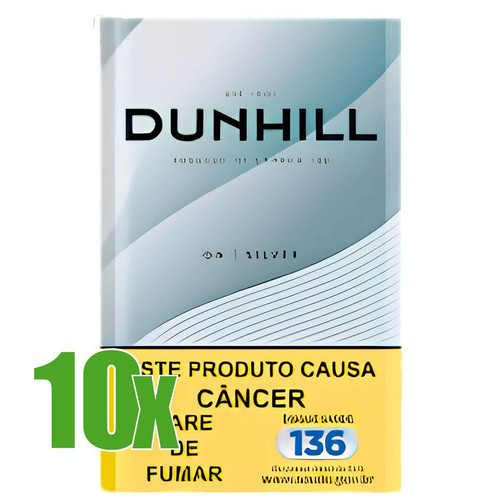 Cigarro Souza Cruz Dunhill On Silver Display C 10 Maços (2).jpg
