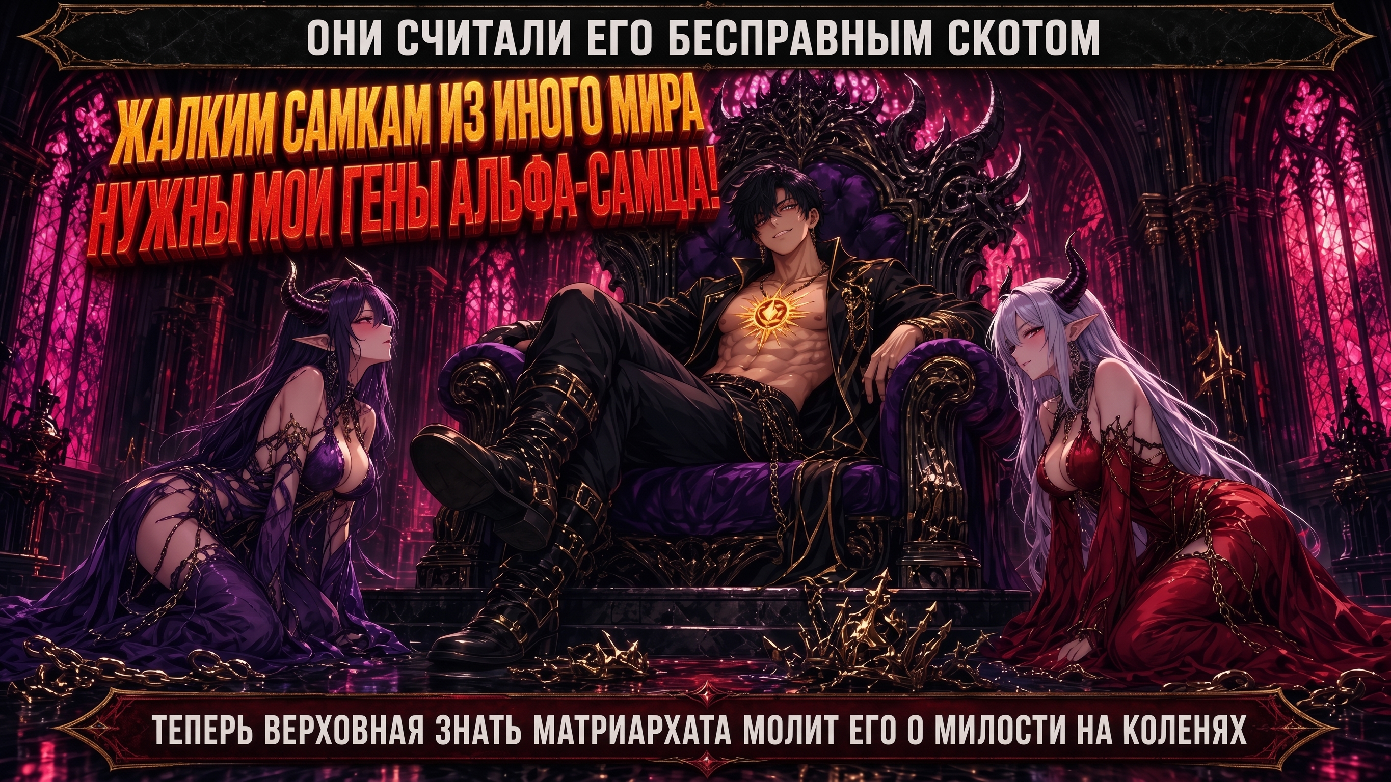 Жалким самкам из иного мира нужны мои гены Альфа-самца!