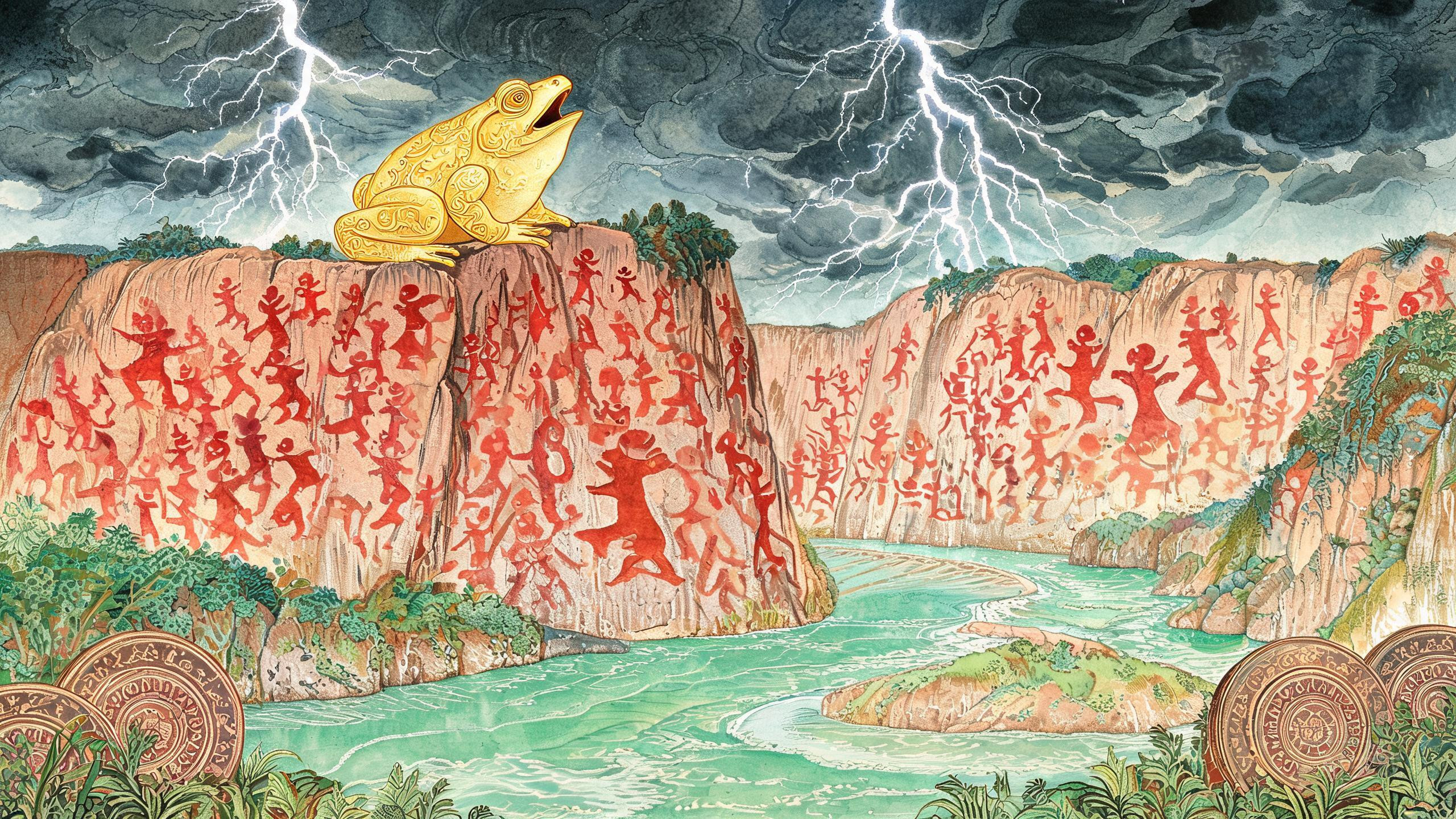 广西花山岩画