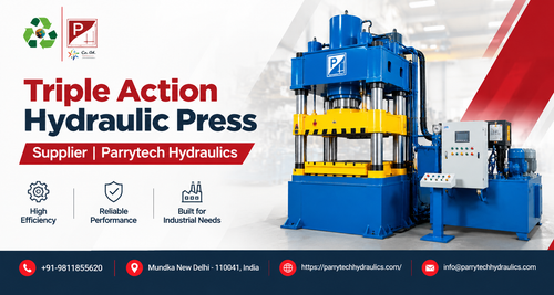 Triple Action Hydraulic Press Supplier | Parrytech Hydraulics.png