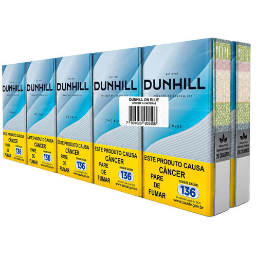 Cigarro Souza Cruz Dunhill On Blue Display C 10 Maços (2).jpg