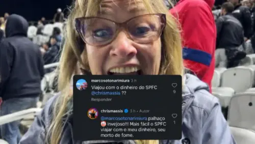 VIAJOU COM DINHEIRO DO SPFC? Filha de Massis rebate torcedor e nova polêmica explode