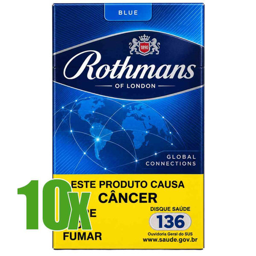 Cigarro Souza Cruz Rothmans Global Connections Blue Display C 10 Maços (2).jpg
