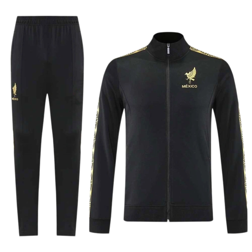 2526 season Mexico Black Gold Edition Training jacket set (16) 副本.png
