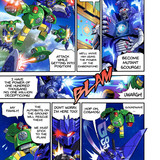 Takara Tomy Transformers New Legends Earthspark Cosmos Soundwave Web Manga Part 1 2 English Translat