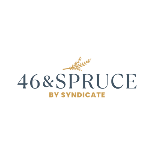 46 and Spruce logo