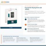 Forced Air Drying Oven LB 10FAO