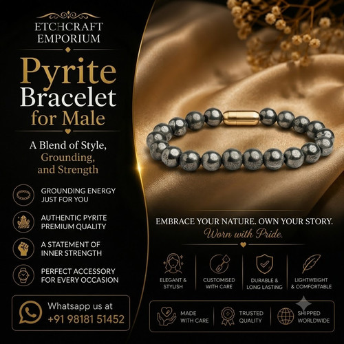 Why Is a Pyrite Bracelet for Male a Popular Choice.1