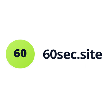 60sec site logo